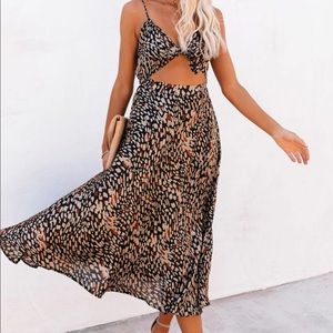 VICI Cutout Midi Dress
